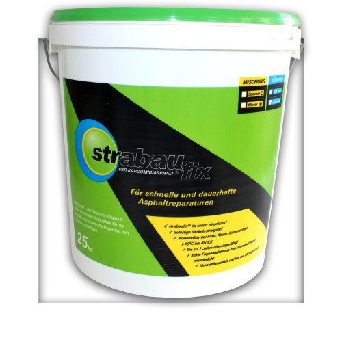 25kg Eimer Strabaufix ® - Reparaturasphalt Kaltasphalt 0/5