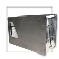 Mörtelschlitten aus Edelstahl  f. Dünnbettmörtel Mauerstärke 115 mm