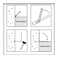 WAKAI Einschlagmauerverbinder Maueranker Edelstahl Flachanker 247 mm 100 Stück