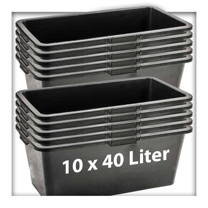 Kieskönig 5 STK. 65 Liter Mörtelkübel Pflanzwanne Mörtelkasten Kieskönig 5 STK. 65 Liter Mörtelkübel Pflanzwanne Mörtelkasten